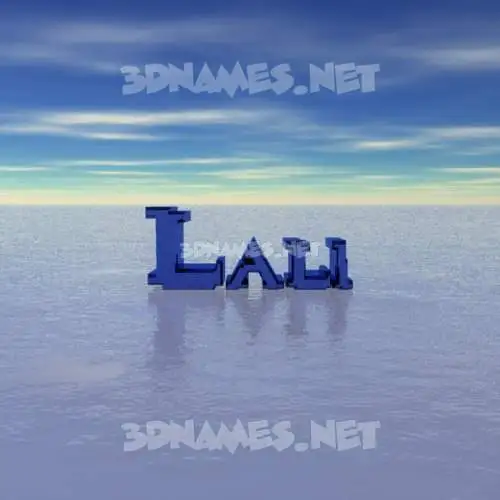 lali in Horizon style - 3D name wallpaper lali in Horizon style - 3D name wallpaper