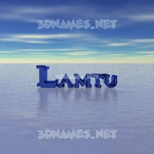 lamtu in Horizon style - 3D name wallpaper lamtu in Horizon style - 3D name wallpaper