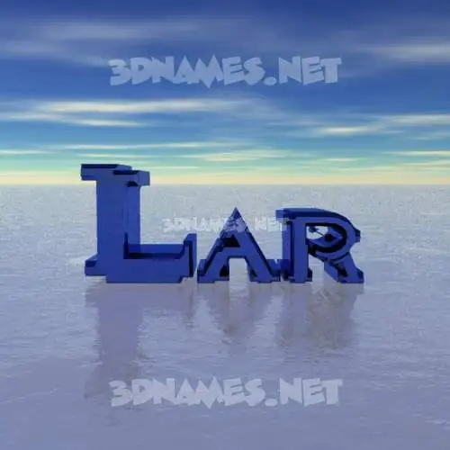lar in Horizon style - 3D name wallpaper lar in Horizon style - 3D name wallpaper