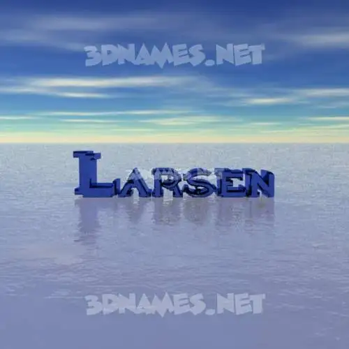 larsen in Horizon style - 3D name wallpaper