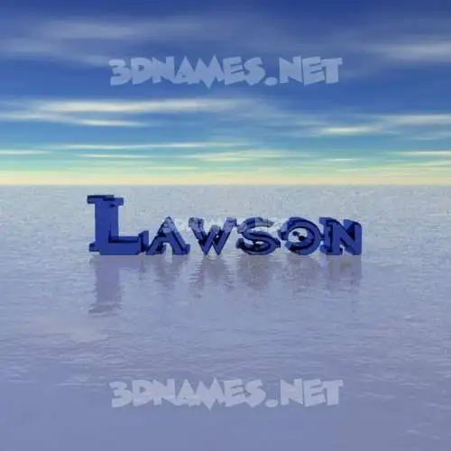 lawson in Horizon style - 3D name wallpaper lawson in Horizon style - 3D name wallpaper