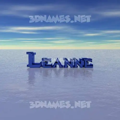 leanne in Horizon style - 3D name wallpaper leanne in Horizon style - 3D name wallpaper
