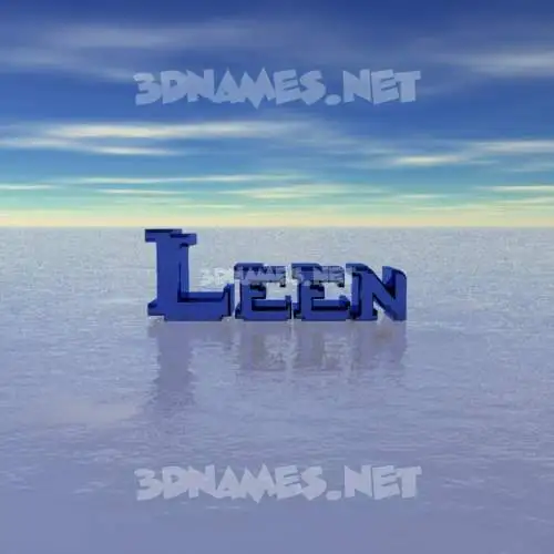 leen in Horizon style - 3D name wallpaper leen in Horizon style - 3D name wallpaper