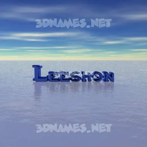 leeshon in Horizon style - 3D name wallpaper leeshon in Horizon style - 3D name wallpaper