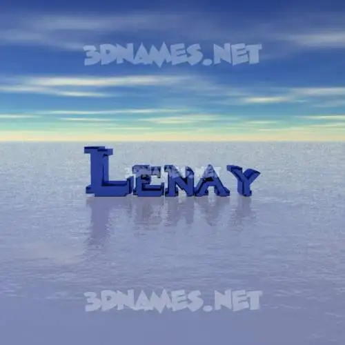 lenay in Horizon style - 3D name wallpaper lenay in Horizon style - 3D name wallpaper