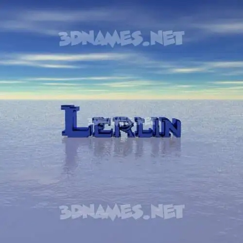 lerlin in Horizon style - 3D name wallpaper lerlin in Horizon style - 3D name wallpaper