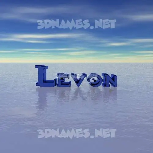 levon in Horizon style - 3D name wallpaper levon in Horizon style - 3D name wallpaper