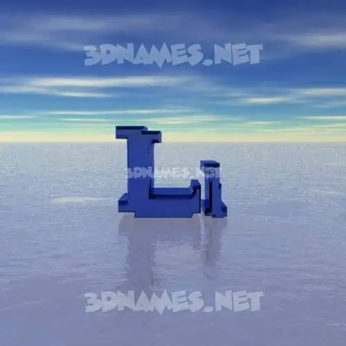 li in Horizon style - 3D name wallpaper li in Horizon style - 3D name wallpaper