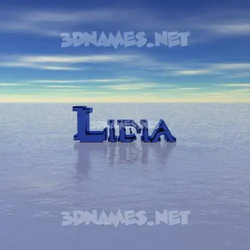 lidia in Horizon style - 3D name wallpaper lidia in Horizon style - 3D name wallpaper