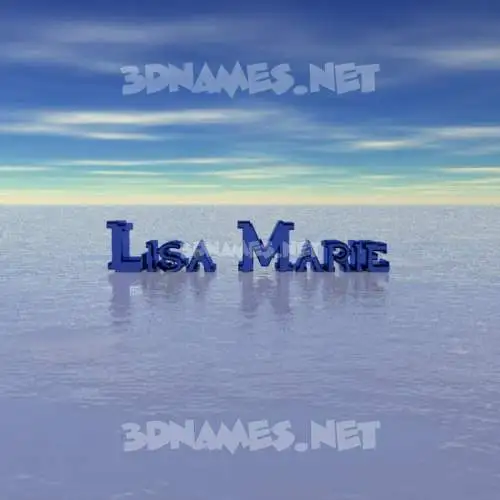 lisa marie in Horizon style - 3D name wallpaper lisa marie in Horizon style - 3D name wallpaper