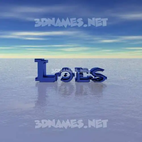 loes in Horizon style - 3D name wallpaper loes in Horizon style - 3D name wallpaper
