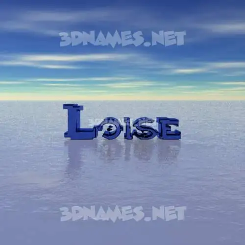 loise in Horizon style - 3D name wallpaper loise in Horizon style - 3D name wallpaper