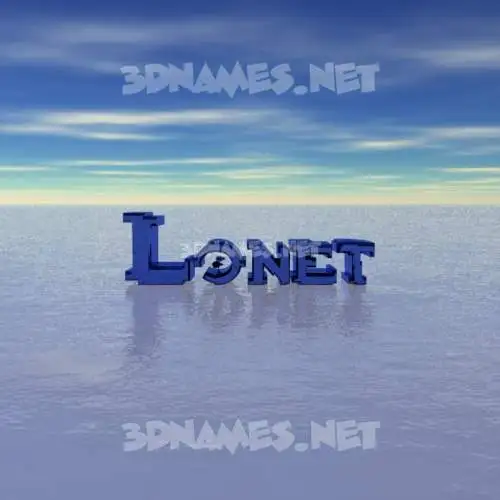 lonet in Horizon style - 3D name wallpaper lonet in Horizon style - 3D name wallpaper