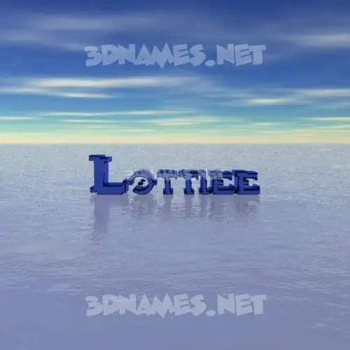 lottiee in Horizon style - 3D name wallpaper lottiee in Horizon style - 3D name wallpaper