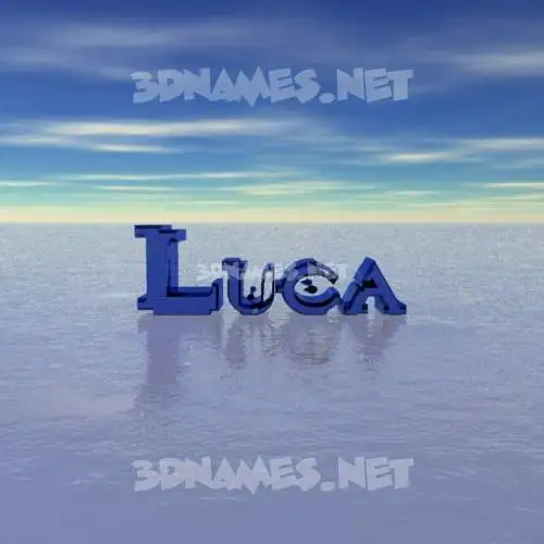 luca in Horizon style - 3D name wallpaper luca in Horizon style - 3D name wallpaper
