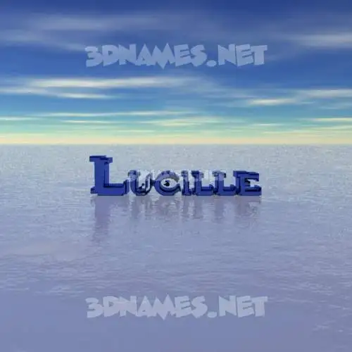 lucille in Horizon style - 3D name wallpaper lucille in Horizon style - 3D name wallpaper