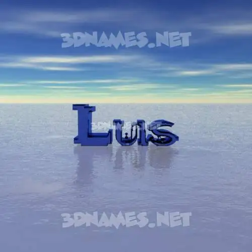 luis in Horizon style - 3D name wallpaper luis in Horizon style - 3D name wallpaper