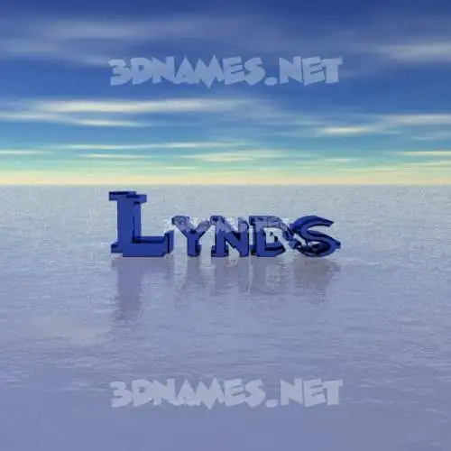 lynds in Horizon style - 3D name wallpaper lynds in Horizon style - 3D name wallpaper