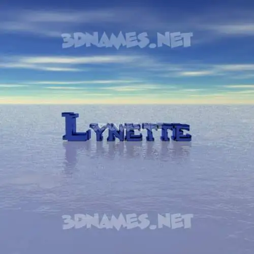 lynette in Horizon style - 3D name wallpaper lynette in Horizon style - 3D name wallpaper