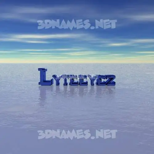 lyteeyez in Horizon style - 3D name wallpaper lyteeyez in Horizon style - 3D name wallpaper