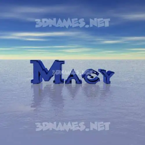 macy in Horizon style - 3D name wallpaper macy in Horizon style - 3D name wallpaper