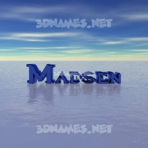 madsen in Horizon style - 3D name wallpaper madsen in Horizon style - 3D name wallpaper