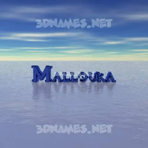 mallouka in Horizon style - 3D name wallpaper mallouka in Horizon style - 3D name wallpaper