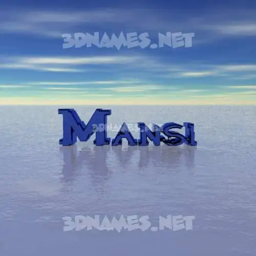 mansi in Horizon style - 3D name wallpaper mansi in Horizon style - 3D name wallpaper
