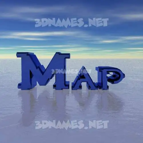 map in Horizon style - 3D name wallpaper map in Horizon style - 3D name wallpaper