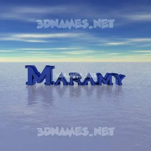 maramy in Horizon style - 3D name wallpaper maramy in Horizon style - 3D name wallpaper