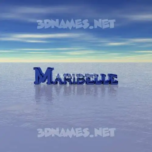maribelle in Horizon style - 3D name wallpaper maribelle in Horizon style - 3D name wallpaper