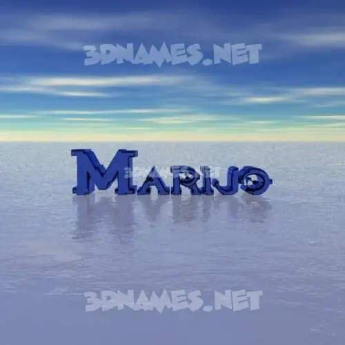 marijo in Horizon style - 3D name wallpaper marijo in Horizon style - 3D name wallpaper