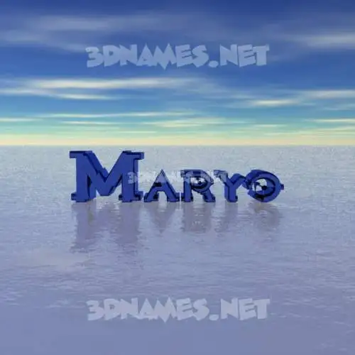 maryo in Horizon style - 3D name wallpaper maryo in Horizon style - 3D name wallpaper