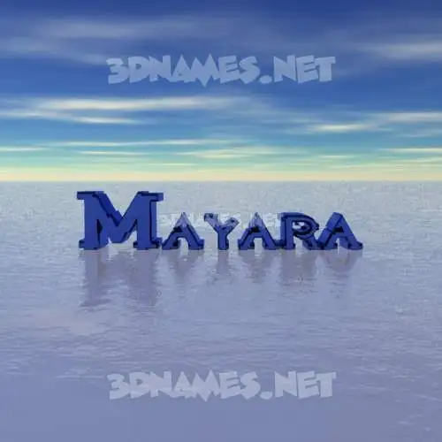 mayara in Horizon style - 3D name wallpaper mayara in Horizon style - 3D name wallpaper