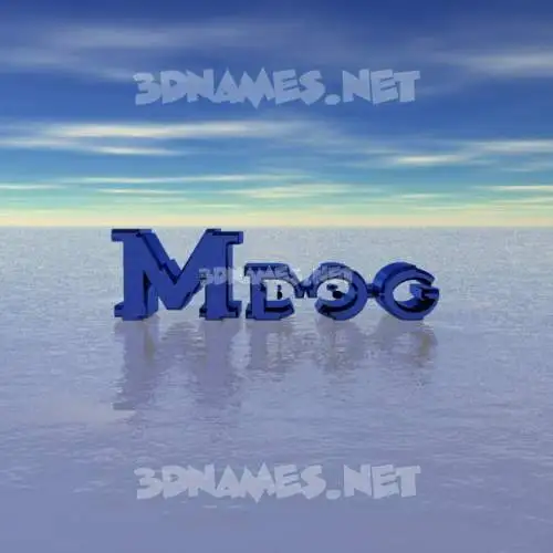 mdog in Horizon style - 3D name wallpaper mdog in Horizon style - 3D name wallpaper