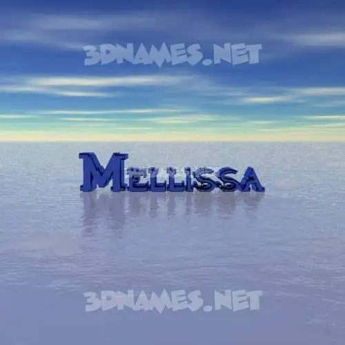 mellissa in Horizon style - 3D name wallpaper mellissa in Horizon style - 3D name wallpaper