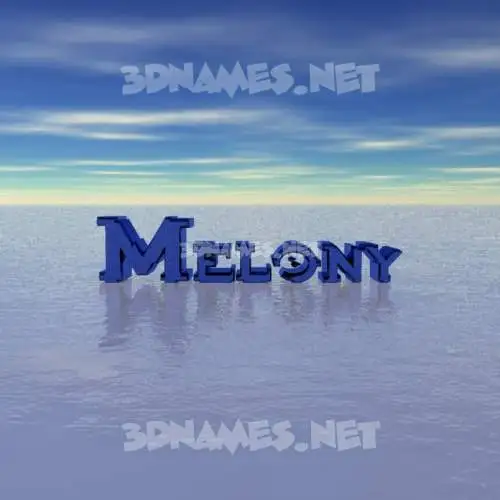 melony in Horizon style - 3D name wallpaper melony in Horizon style - 3D name wallpaper