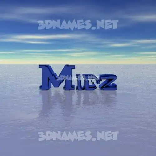 midz in Horizon style - 3D name wallpaper midz in Horizon style - 3D name wallpaper