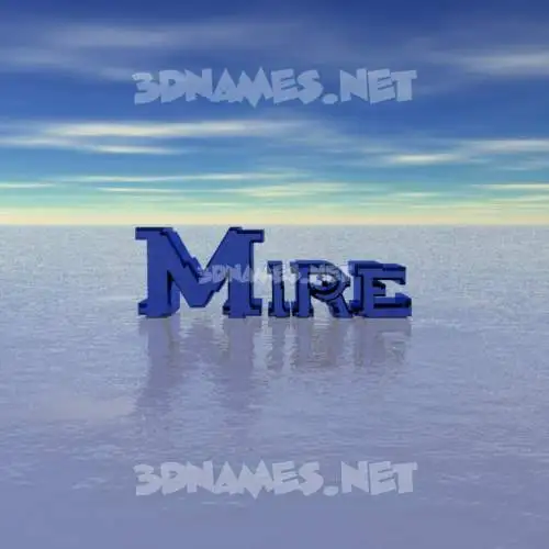 mire in Horizon style - 3D name wallpaper mire in Horizon style - 3D name wallpaper