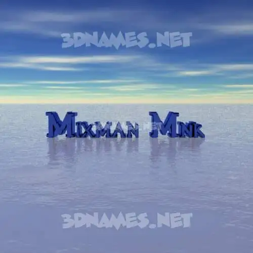mixman mnk in Horizon style - 3D name wallpaper mixman mnk in Horizon style - 3D name wallpaper