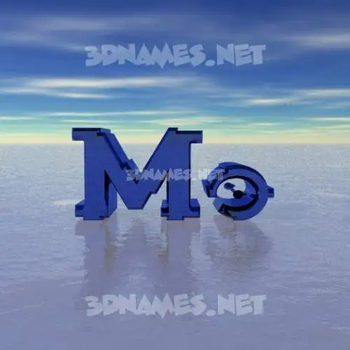 mo in Horizon style - 3D name wallpaper mo in Horizon style - 3D name wallpaper