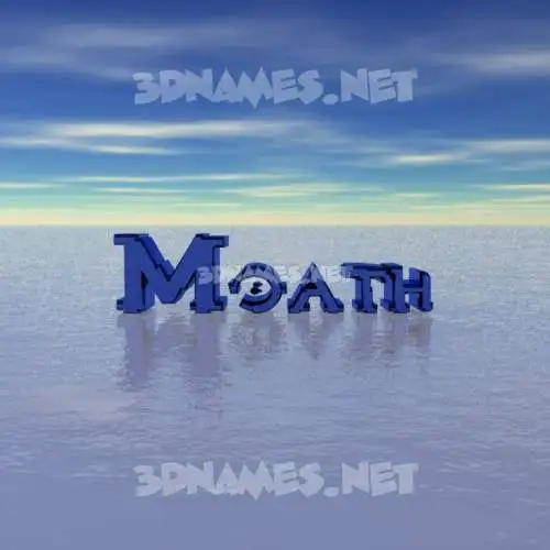 moath in Horizon style - 3D name wallpaper