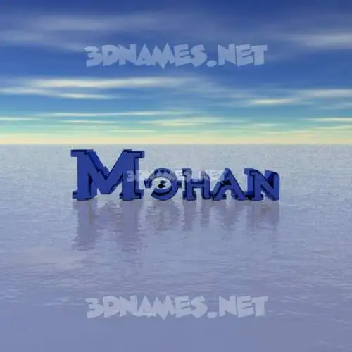 mohan in Horizon style - 3D name wallpaper