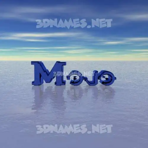 mojo in Horizon style - 3D name wallpaper mojo in Horizon style - 3D name wallpaper