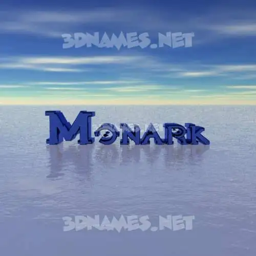 monark in Horizon style - 3D name wallpaper monark in Horizon style - 3D name wallpaper