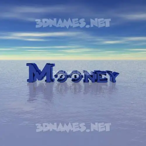 mooney in Horizon style - 3D name wallpaper mooney in Horizon style - 3D name wallpaper