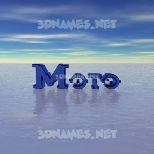moto in Horizon style - 3D name wallpaper moto in Horizon style - 3D name wallpaper