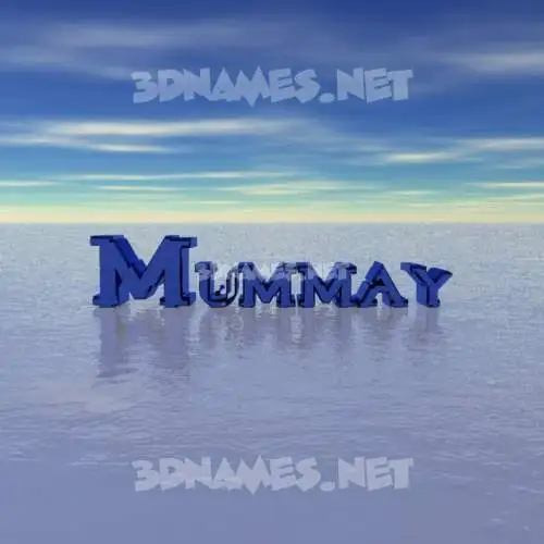 mummay in Horizon style - 3D name wallpaper mummay in Horizon style - 3D name wallpaper