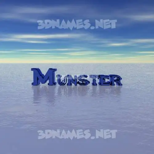 munster in Horizon style - 3D name wallpaper munster in Horizon style - 3D name wallpaper