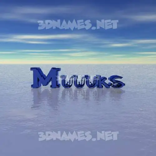 muuuks in Horizon style - 3D name wallpaper muuuks in Horizon style - 3D name wallpaper